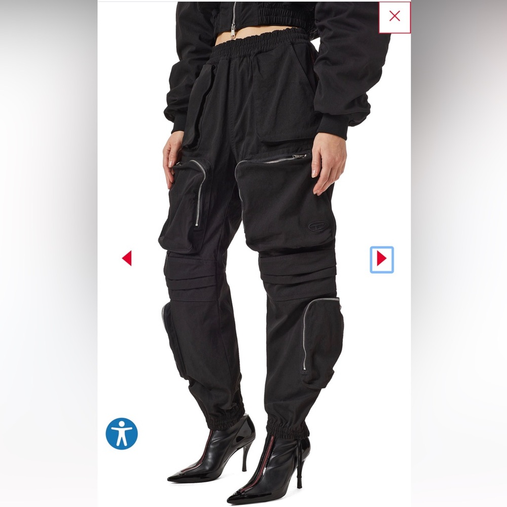 Diesel P-Mirt cargo-pocket tapered trousers